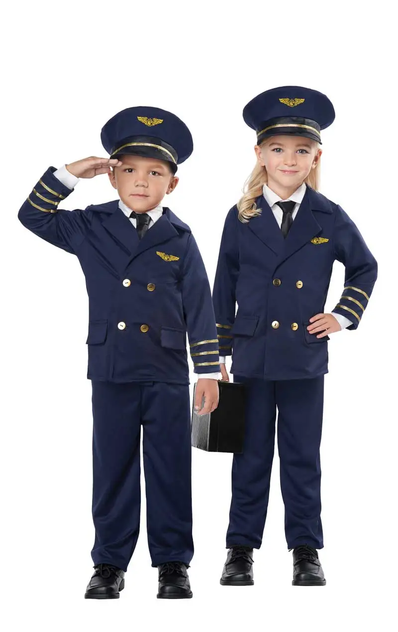 GENERIC Toddler Unisex Pint-Sized Pilot Costume 1 GENERIC Toddler Unisex Pint-Sized Pilot Costume