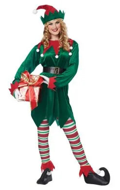 Unisex Christmas Elf Costume -Fancy Dress Shop unisex christmas elf costume 748264