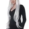 GENERIC Womens White Extra Long Cosplay Wig